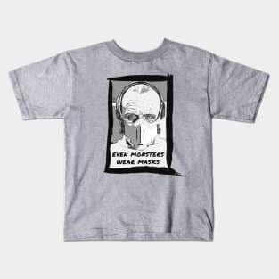 Even Monsters Wear Masks - Hannibal Kids T-Shirt